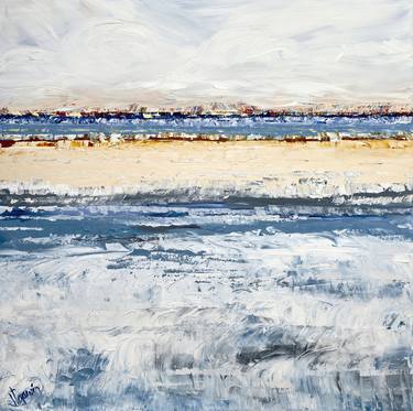 Saatchi Art Artist Claus Gawin; Painting, “The Wadden Sea National Park No210 (featured in Saatchi Art Spring 2018 Catalog) (SOLD: Germany)” #art