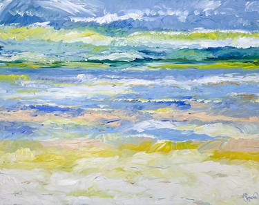 Original Expressionism Seascape Paintings by Claus Gawin