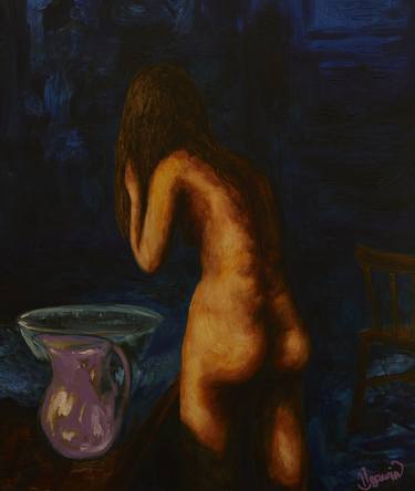 Original Impressionism Nude Paintings by Claus Gawin