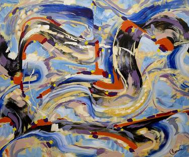 Original Abstract Expressionism Abstract Paintings by Claus Gawin
