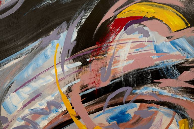 Original Abstract Expressionism Abstract Painting by Claus Gawin