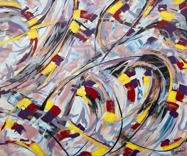 Original Abstract Expressionism Abstract Paintings by Claus Gawin