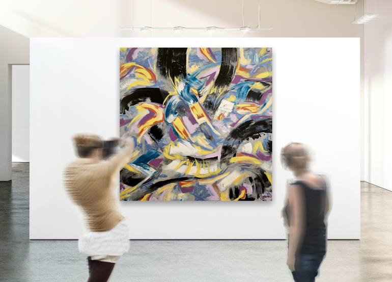 Original Abstract Painting by Claus Gawin
