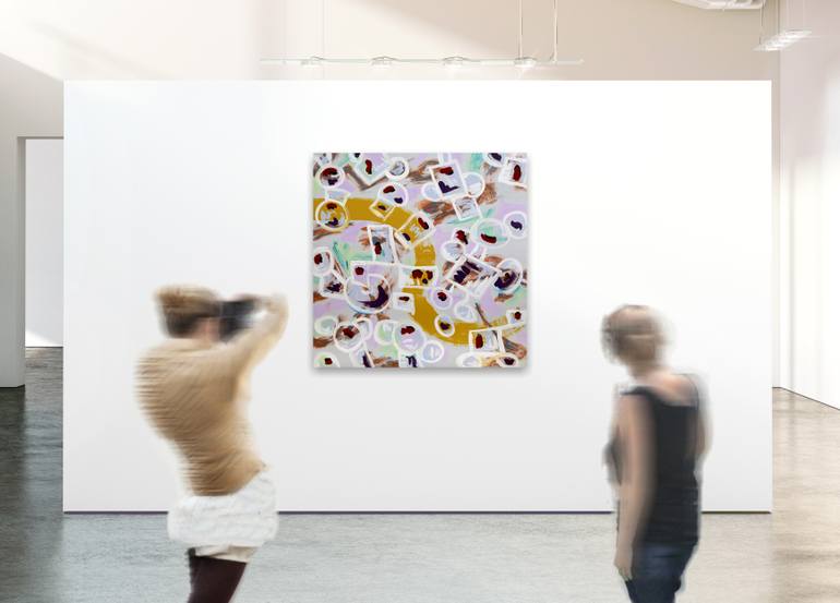 Original Abstract Expressionism Abstract Painting by Claus Gawin