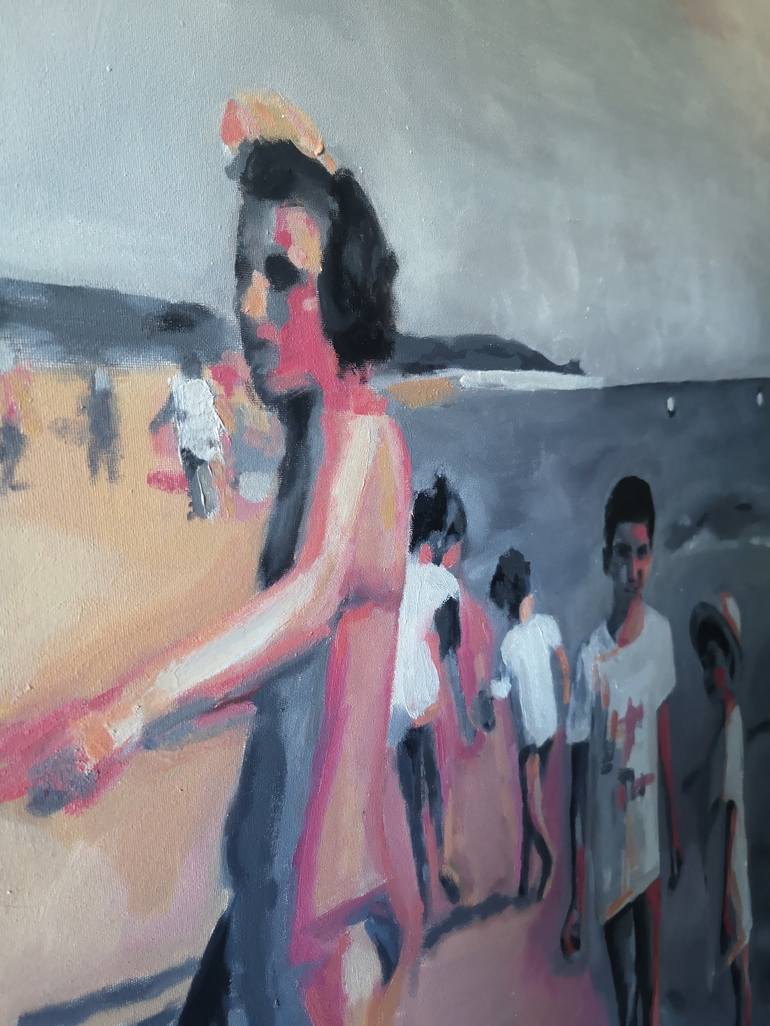 Original Beach Painting by Danila Pasini
