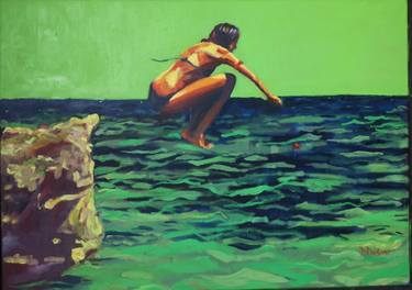 Original Modern Beach Paintings by Danila Pasini
