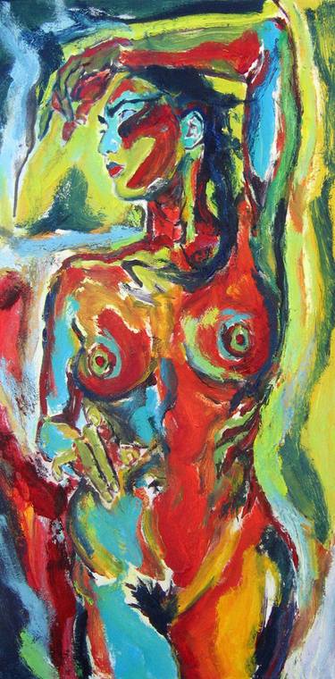 Original Expressionism Nude Paintings by Daniel Petrov