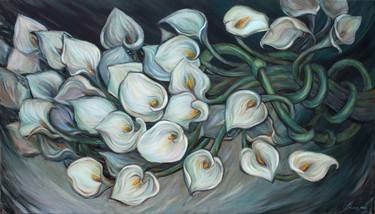 Original Expressionism Floral Paintings by Rima Azatyan