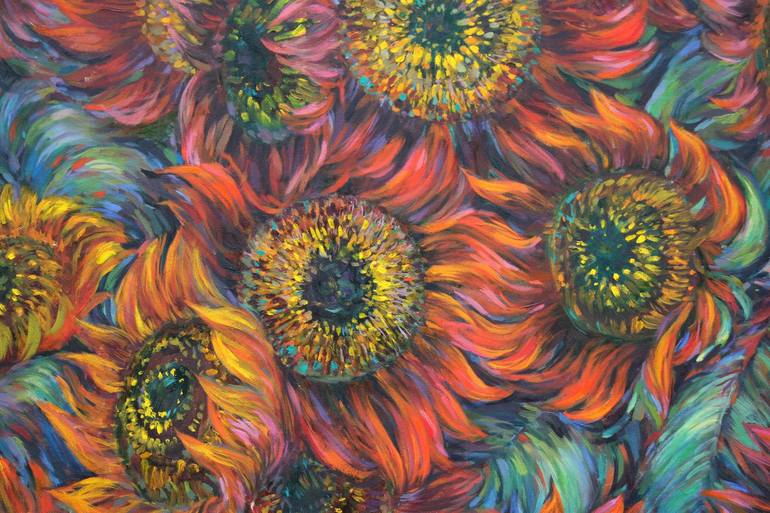 Original Contemporary Floral Painting by Rima Azatyan