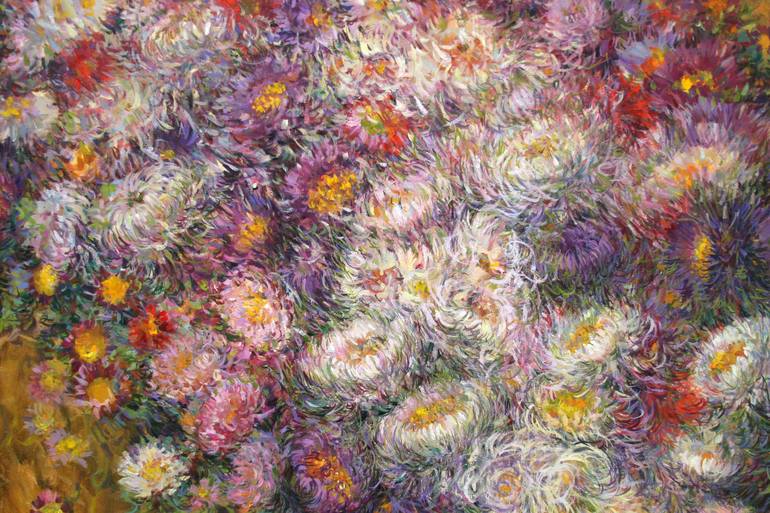 Original Impressionism Floral Painting by Rima Azatyan
