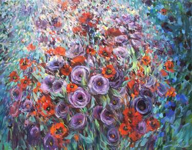 Original Impressionism Floral Paintings by Rima Azatyan