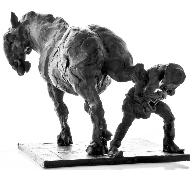 Print of Horse Sculpture by Simon Kogan