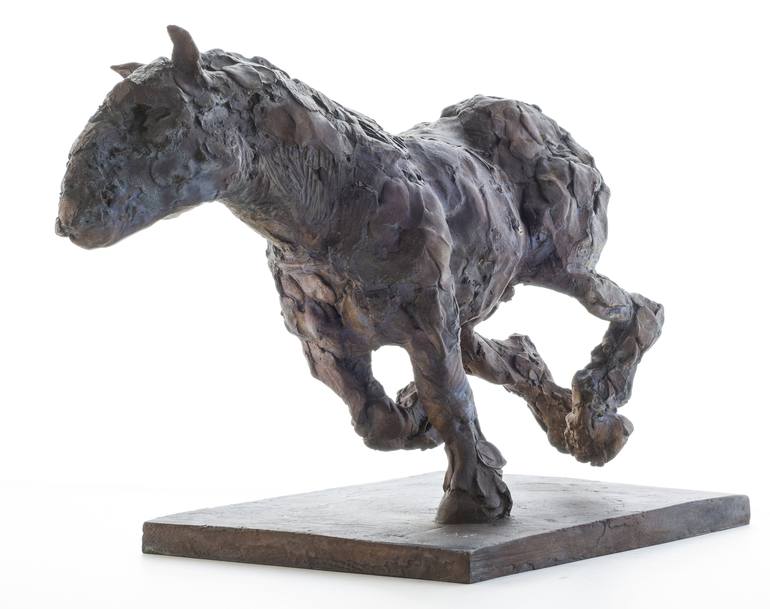 Original Figurative Horse Sculpture by Simon Kogan