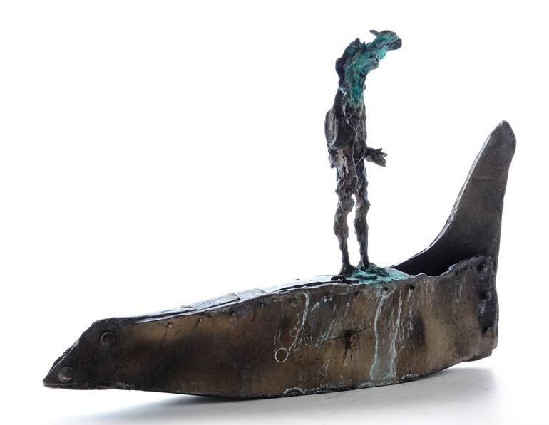 Original Figurative People Sculpture by Simon Kogan