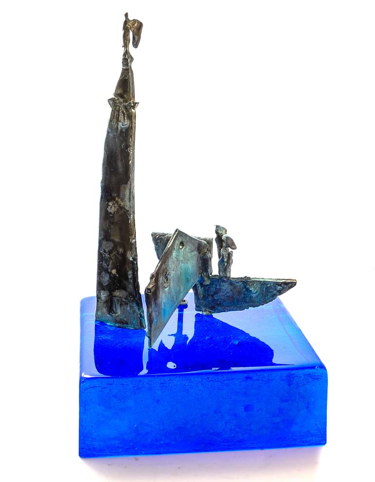 Original Abstract Landscape Sculpture by Simon Kogan