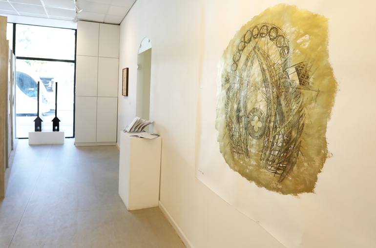 Original Abstract Mixed Media by Hila Laiser Beja