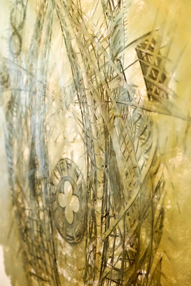 Original Abstract Mixed Media by Hila Laiser Beja