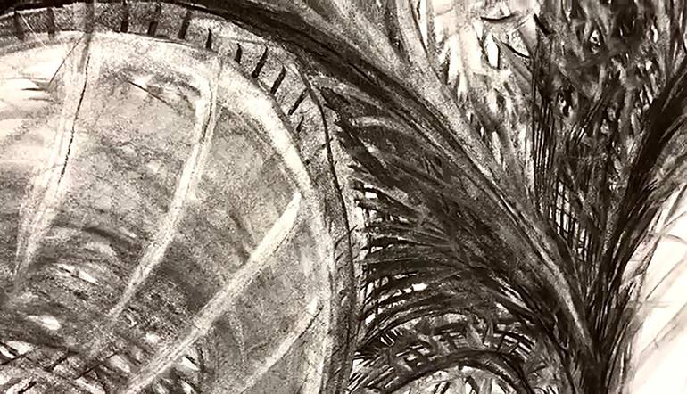 Original Abstract Expressionism Abstract Drawing by Hila Laiser Beja
