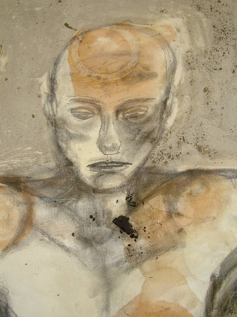 Original Expressionism Nude Painting by Hila Laiser Beja