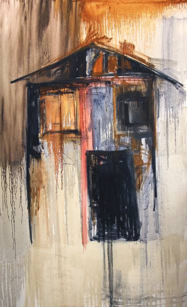 Original Abstract Expressionism Architecture Paintings by Hila Laiser Beja