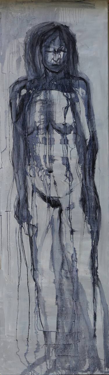 Original Figurative Nude Paintings by Hila Laiser Beja