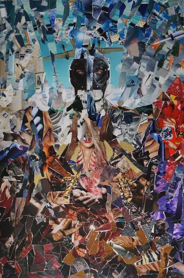 Print of Airplane Collage by Jelena Rokanovic Vonarb