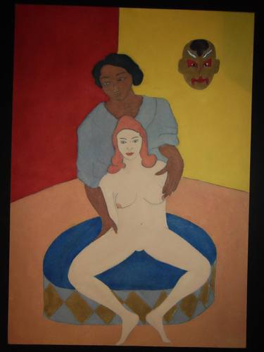 Print of Erotic Paintings by Henrik S. Holck