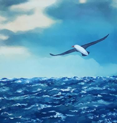 Saatchi Art Artist Chris Gaunt; Paintings, “The Albatross hangs overhead” #art