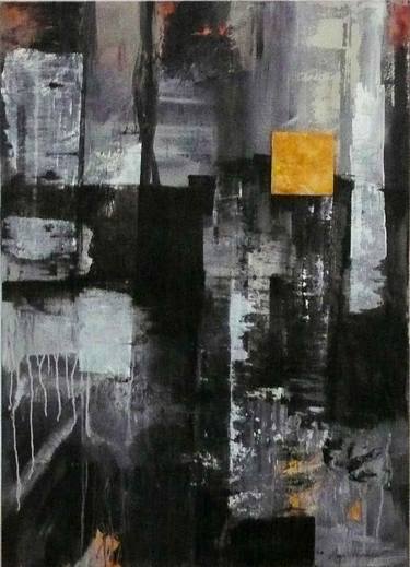Original Abstract Cities Paintings by Anja Stemmer