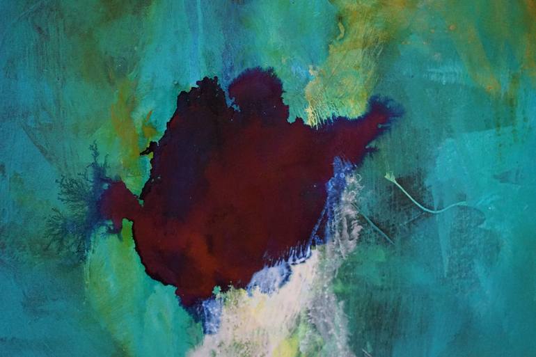 Original Abstract Water Painting by Anja Stemmer