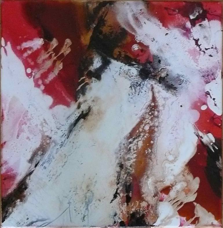 Original Abstract Expressionism Abstract Painting by Anja Stemmer