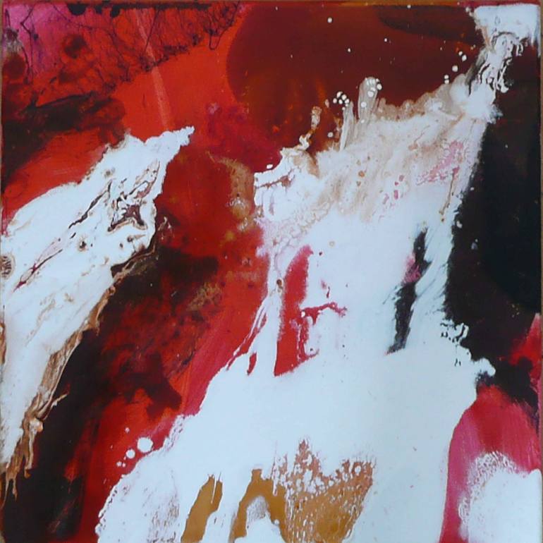 Original Abstract Expressionism Abstract Painting by Anja Stemmer