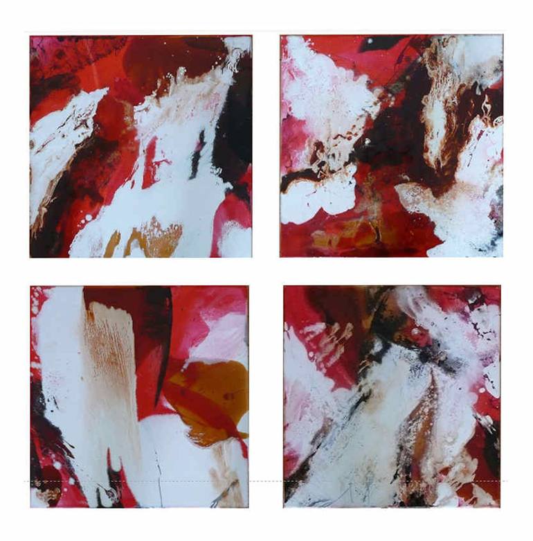 Original Abstract Expressionism Abstract Painting by Anja Stemmer