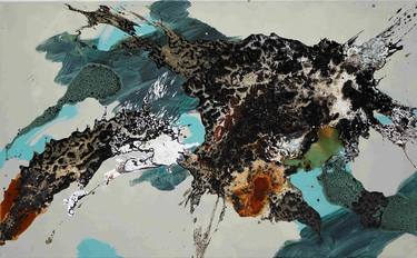 Original Abstract Expressionism Abstract Paintings by Anja Stemmer
