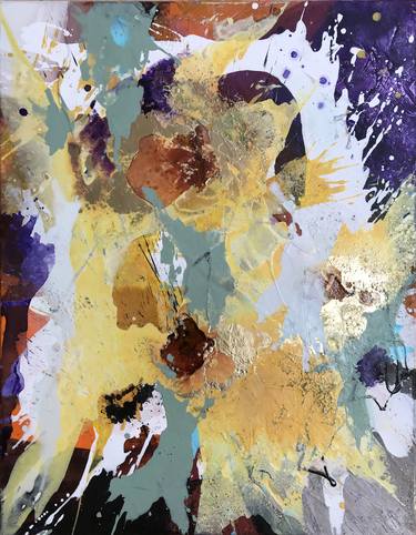 Original Abstract Expressionism Abstract Paintings by Anja Stemmer