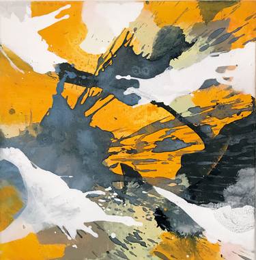 Original Abstract Expressionism Abstract Paintings by Anja Stemmer