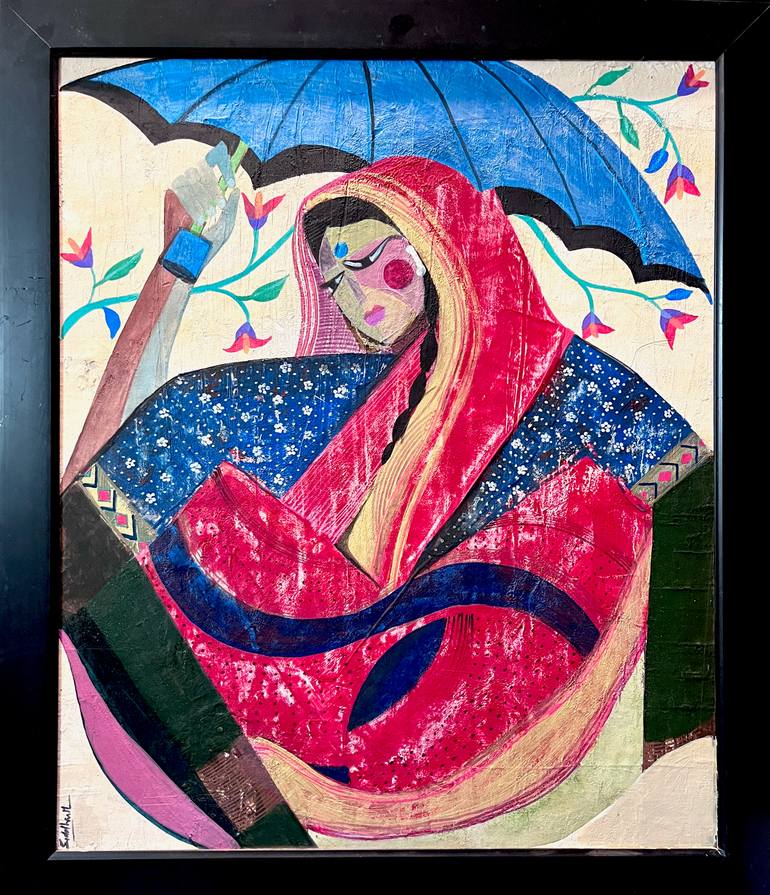 Original Abstract Expressionism Abstract Painting by Sid Katragadda