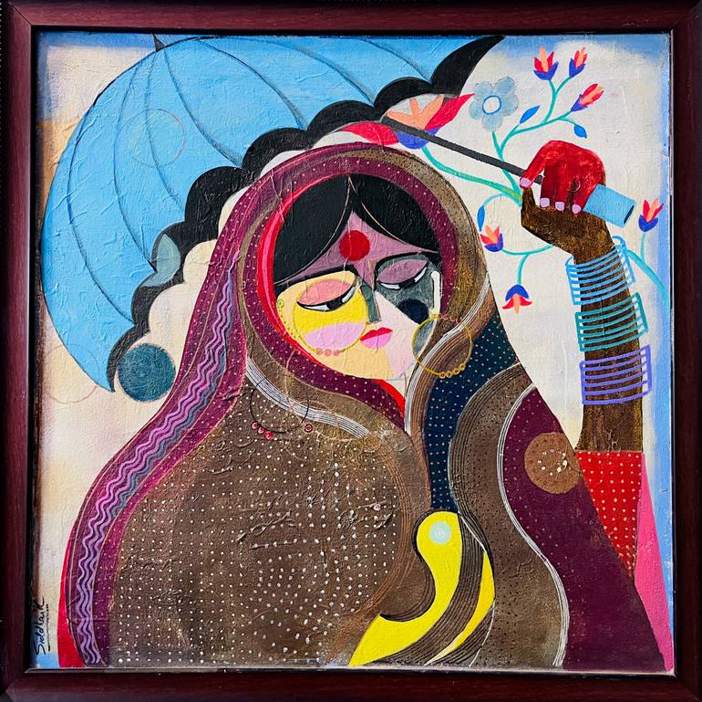 Original Abstract Expressionism Abstract Painting by Sid Katragadda