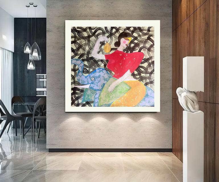 Original Figurative Other Painting by Sid Katragadda