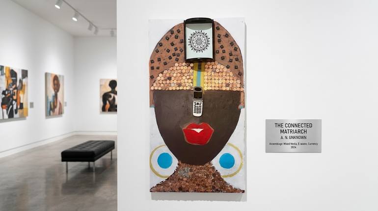 Original Abstract People Sculpture by Sid Katragadda