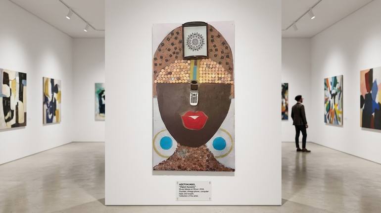 Original Abstract People Sculpture by Sid Katragadda