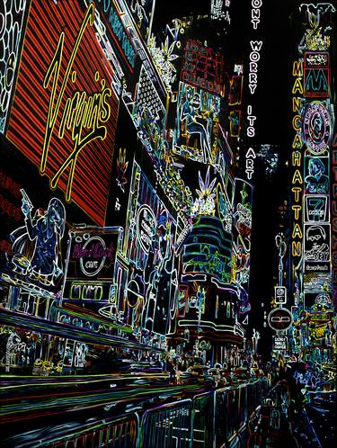 Print of Cities Paintings by Art pusher