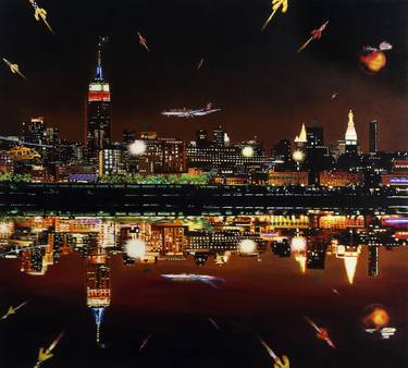 Print of Cities Paintings by Art pusher