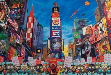 Print of Popular culture Paintings by Art pusher