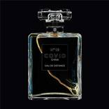Covid No. 19 Eau De Distance Neon edt - Limited Edition of 10 by Art pusher