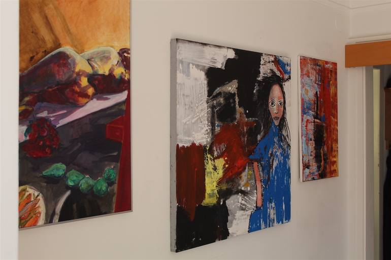 Original Abstract Expressionism Abstract Painting by Joel Equagoo Art Gallery