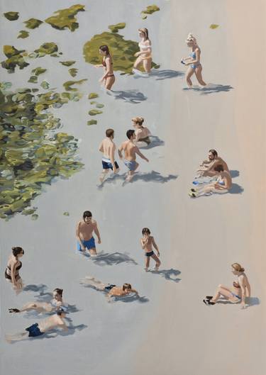 Print of Figurative Beach Paintings by Andrés Comastri