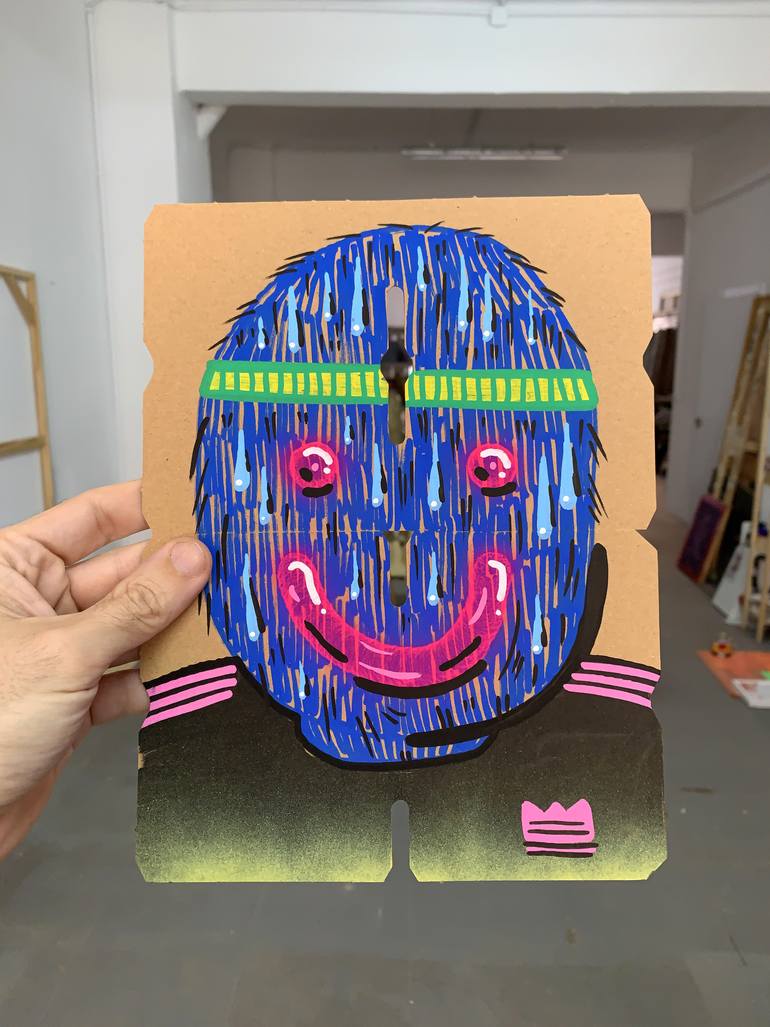 Original Street Art Pop Culture/Celebrity Painting by Vicente Aguado