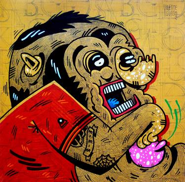Print of Street Art Popular culture Drawings by Vicente Aguado