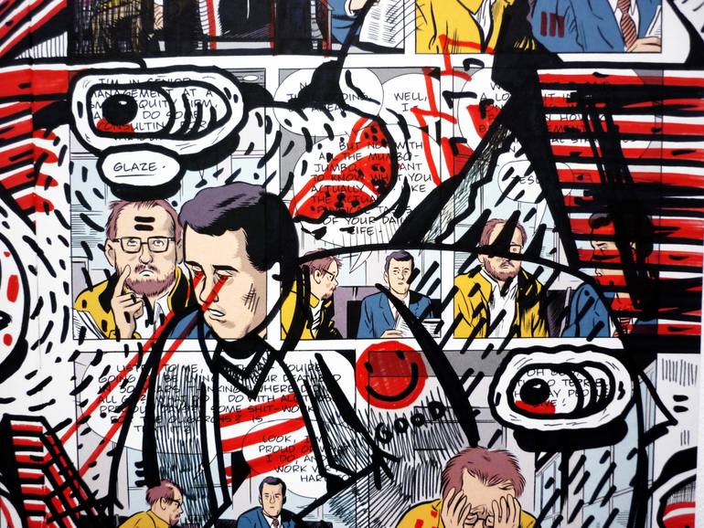 Original Street Art Pop Culture/Celebrity Drawing by Vicente Aguado
